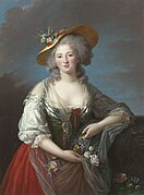 Élisabeth of France, sister of Louis XVI. 1782, Musée de l'Histoire de France