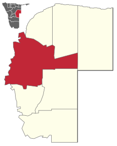 Karte Okorukambe (Wahlkreis) in Namibia