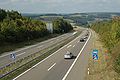 Wechsel von Autobahn zu Kraftfahrstraße bei Prüm