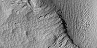Enlargement of the previous image, as seen by HiRISE under HiWish program