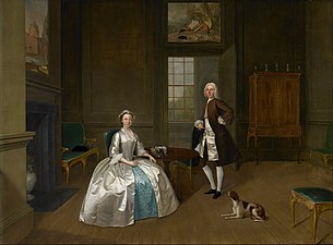 Arthur Devis Mr and Mrs Atherton c. 1743