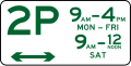 (R5-2) Parking Permitted: 2 Hours (2 times of parking)