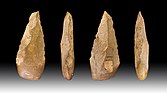 Faustkeile aus Hornstein (ca. 500.000-300.000 Jahre)