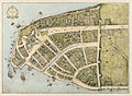 The Castello Plan, a redrawn version from 1916 of the original 1660 map of Lower Manhattan