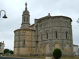 The church in Bayon-sur-Gironde
