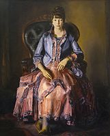 Emma in a Purple Dress (1920–1923) Dallas Museum of Art
