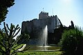 Fountain and castle Duino