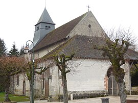 The church in Faux-Fresnay