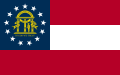 Flag of Georgia from 2003