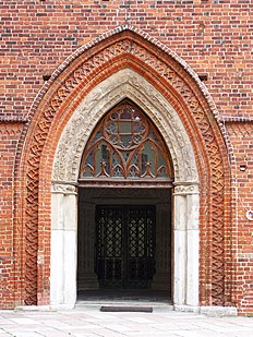 West portal of the Frombork cathedral