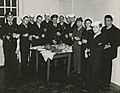 Hanukkah party held for Jewish servicemen, 1952