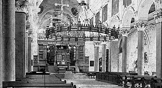 Der barocke Innenraum (Aufnahme um 1920)