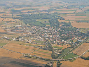 Luftaufnahme Himbergs