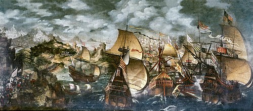 The Battle of Gravelines, 8 August 1558,[21][better source needed] by Nicholas Hilliard