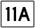 State Route 11A marker