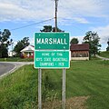 Marshall community sign