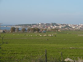 View of the village and bay
