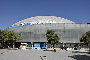 Die Movistar Arena im Jahr 2018
