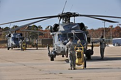 HH-60G Pave Hawks of the 106th Rescue Wing at Francis S. Gabreski Air National Guard Base.