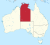 Lage des Territoriums Northern Territory