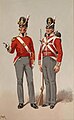 Officer and Private, 40th Regiment of Foot, 1815