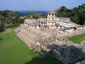 Classic Period royal palace at Palenque