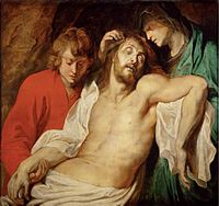 Lamentation of Christ by Mary and John by Peter Paul Rubens