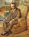 Portrait of the Art Dealer Alexander Reid; Sitting in an Easy Chair, 1886–87 Fred Jones Jr. Museum of Art, Norman, Oklahoma (F270)