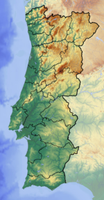 Location map/data/Portugal is located in Portugal