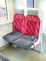 Priority seat in lower level ordinary class saloon