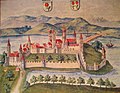 Rapperswil vor dem Bau des Kapuzinerklosters, Codex Vindobonensis 1550