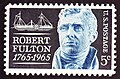 200th Anniversary commemorative stamp, 1965 issue, based on the Houdon bust