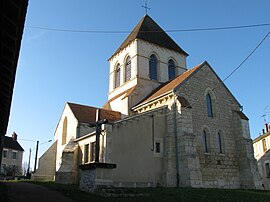 The church of Saint-Martin, in Chevenon
