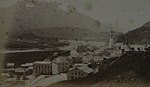 Another photographic view of Samedan in the circa 1870s