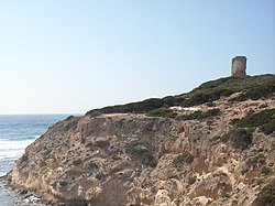 The tower of Cape Mannu