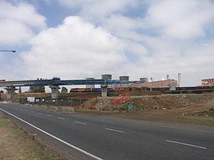 Viaduct in Spartan in September 2008