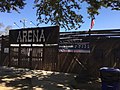 The gate to the arena at the Yolo County Fairgrounds