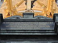 Inscription recalling Napoleon's wish to be buried in Paris