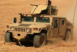 American Humvee, the main US light utility vehicle since the 1980s
