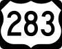 U.S. Highway 283 marker