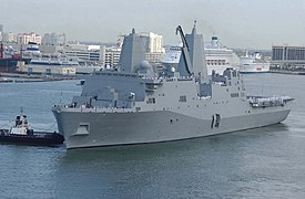 Port-bow view of USS San Antonio.