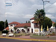 Front view of Valle Hermoso cultural centre