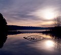 Wachusett Reservoir at sunrise