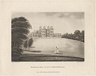 Bordesley Hall, 18th century manor house rebuilt on the site of the ancestral family seat, by Philip Henry Witton Jr.