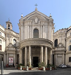 Santa Maria della Pace, Rome, by Pietro da Cortona, 1656–1667[30]