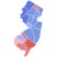 Image 9Results of the 1910 gubernatorial election in New Jersey. Wilson won the counties in blue. (from History of New Jersey)