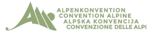 Das Logo der Alpenkonvention