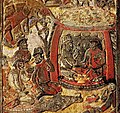 The Sogdian merchant An Jia with a Turkic Chieftain in his yurt.[10][11]