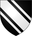 Coat of arms of the Fock of Hubingen family, vassals of the lords of Larochette.