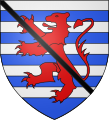 Coat of arms of Guillaume, bastard of Luxembourg.